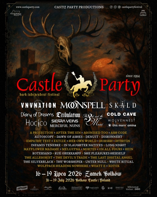 Official Castle Party 2026 festival poster