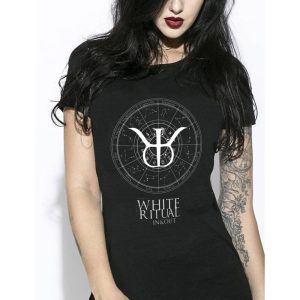 Astral T shirt femme White Ritual
