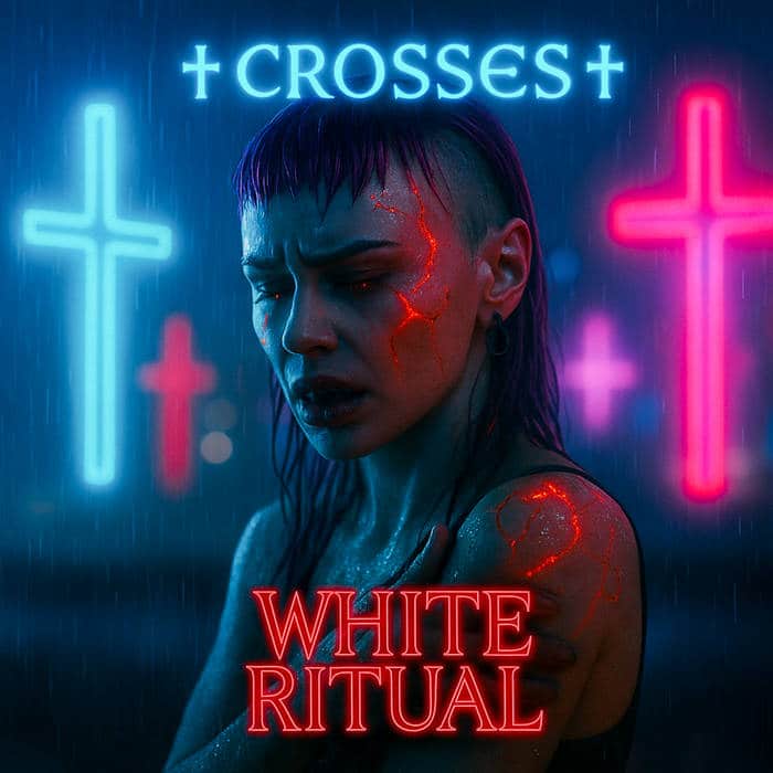 White Ritual Crosses